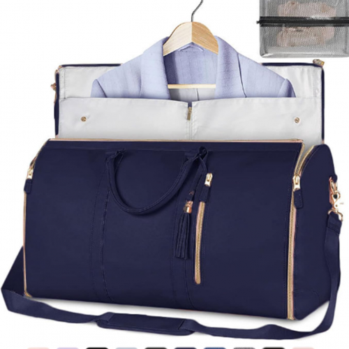 Bolso de viaje convertible azul